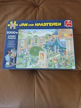 Jan van Haasteren 2000-PC Comic Puzzle THE ART MARKET Collectible 2020 EUC